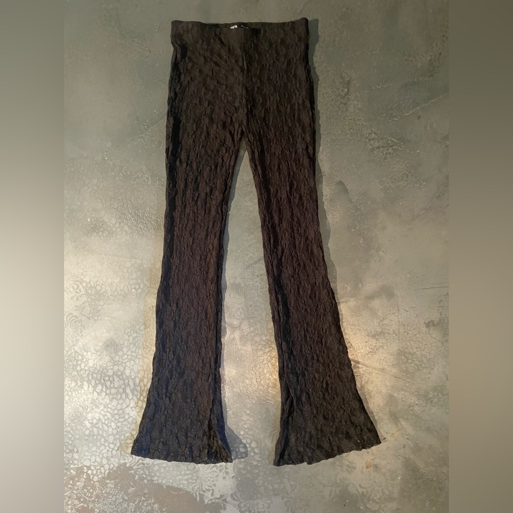 Zara Black Lace Pants